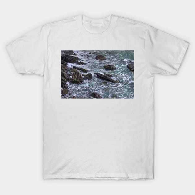 High Tide and Rock Formation T-Shirt by avrilharris